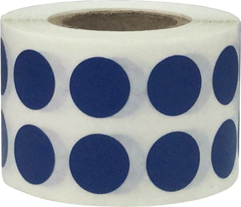 InStockLabels.com Navy 1/2" Inch Round Adhesive Labels 1,000 Color Coding Dot Stickers for Efficient Inventory Management, Crafting Projects, and Organizational Tasks in Offices, Schools, and Homes - Image 2
